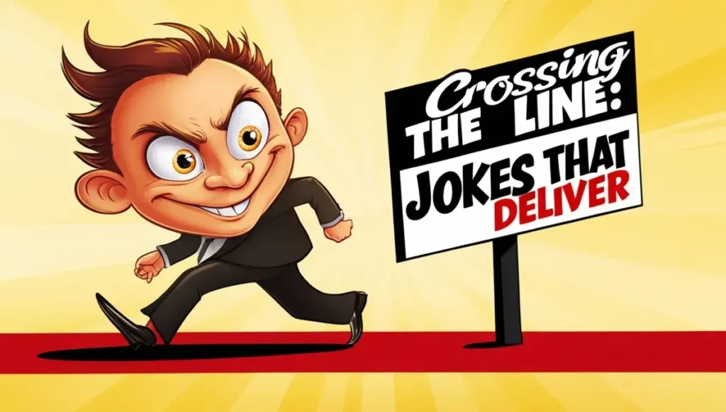 10. CROSSING THE LINE: Jokes That Deliver