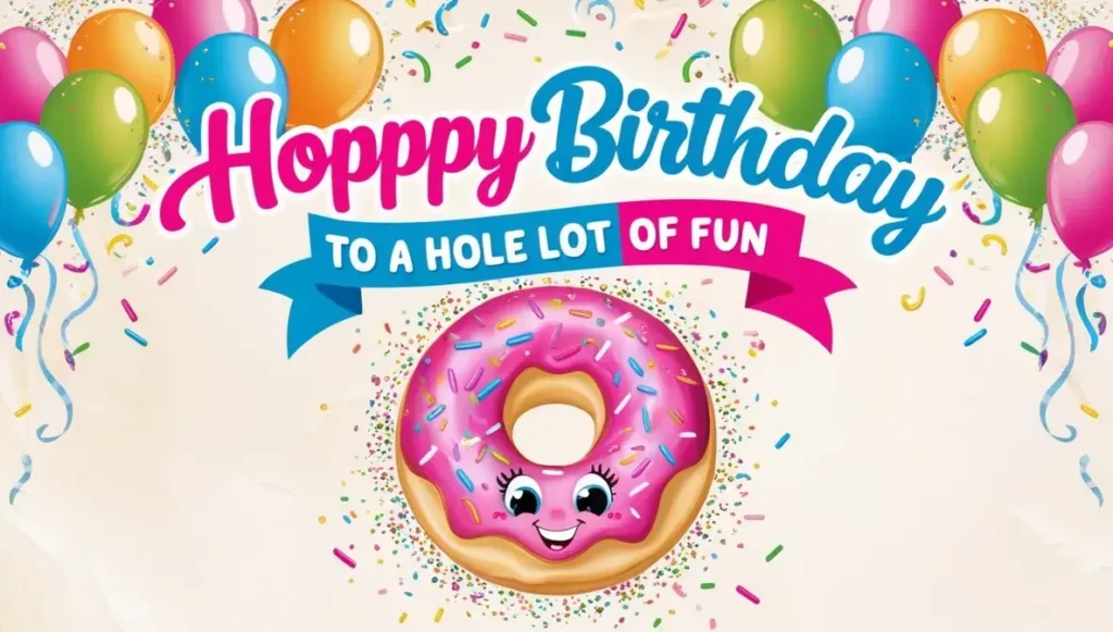 Birthday Donut Puns