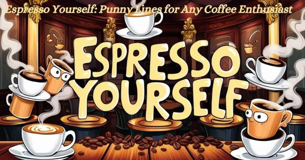 Espresso Yourself: Punny Lines for Any Coffee Enthusiast