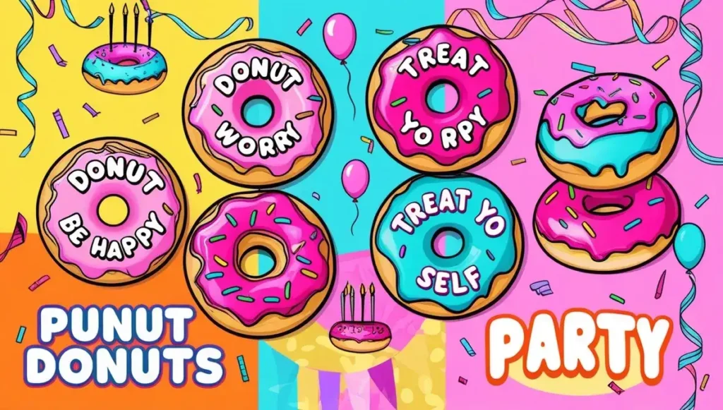 Punny Donut Sayings for Parties