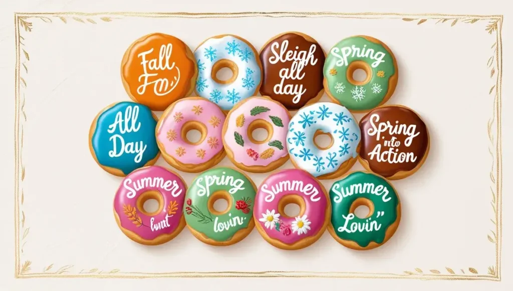 Seasonal Donut Puns