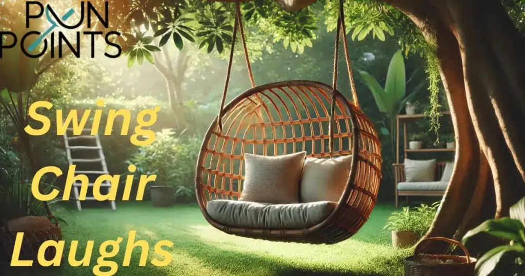 Swing Chair Laughs: Hanging Out in Style