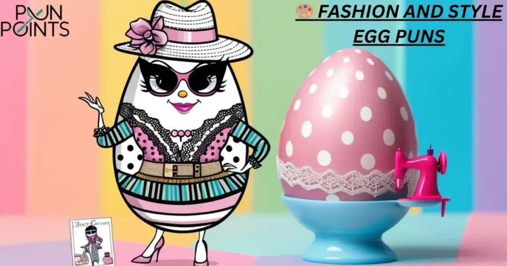 🎨 Fashion and Style Egg Puns