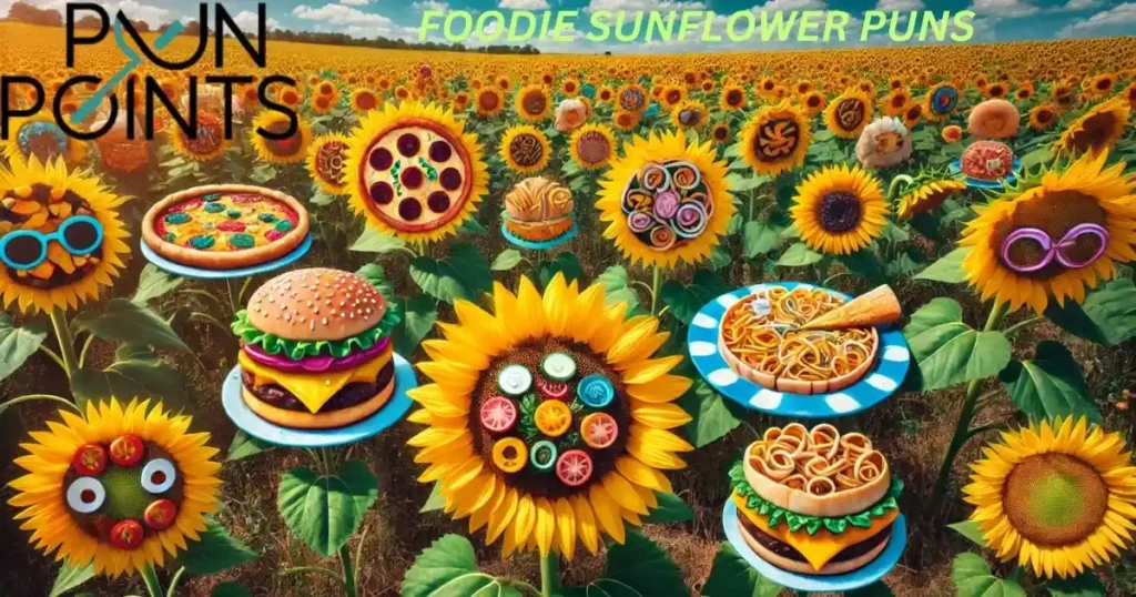 Foodie Sunflower Puns