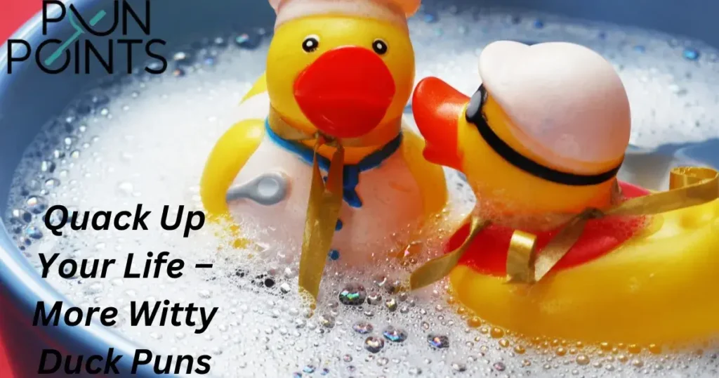 Quack Up Your Life – More Witty Duck Puns