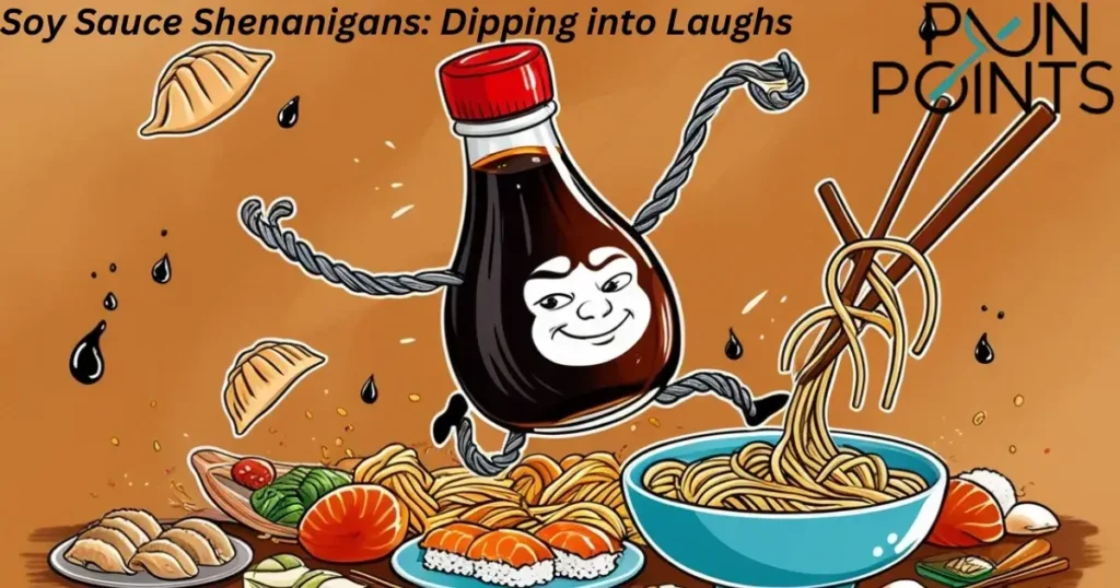 Soy Sauce Shenanigans: Dipping into Laughs