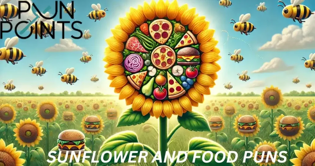 Sunflower and Food Puns