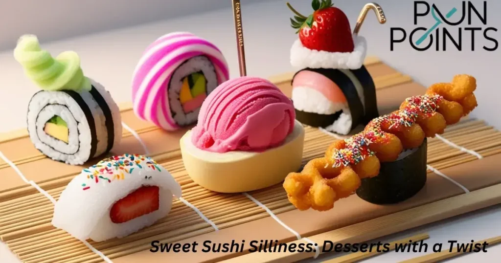 Sweet Sushi Silliness: Desserts with a Twist