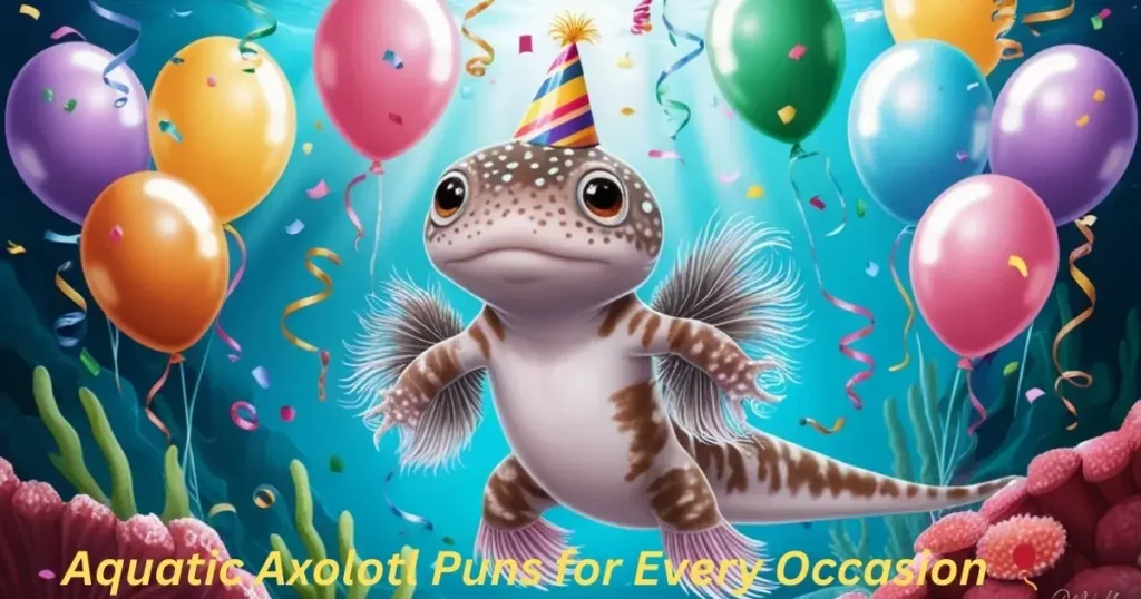 Aquatic Axolotl Puns for Every Occasion 🎈