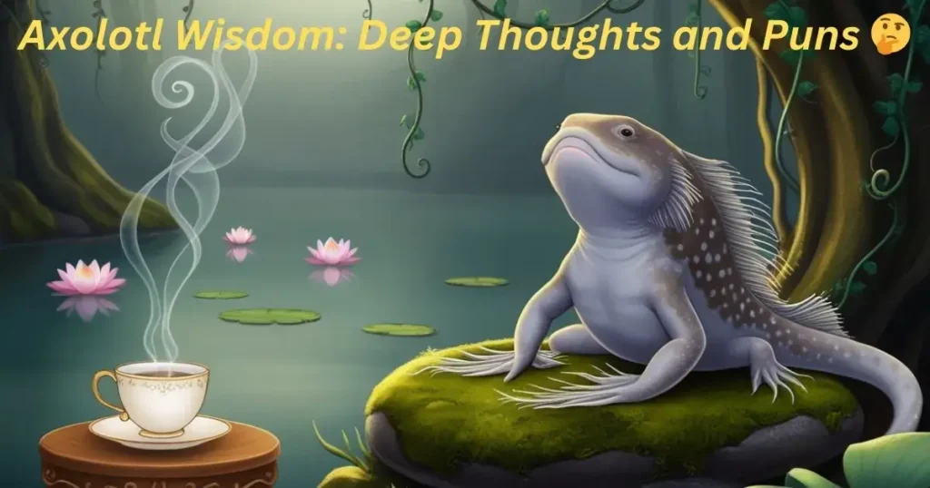 Axolotl Wisdom: Deep Thoughts and Puns 🤔