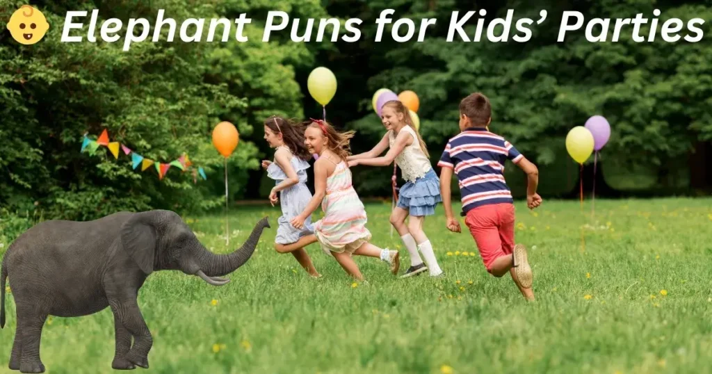 👶 Elephant Puns for Kids’ Parties