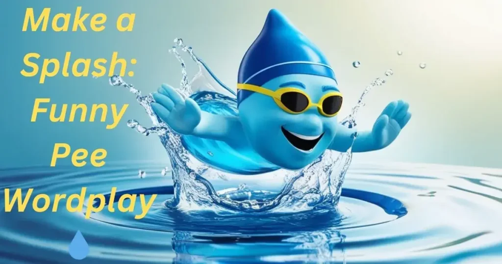 Make a Splash: Funny Pee Wordplay 💧