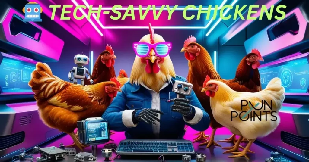 🤖 Tech-Savvy Chickens