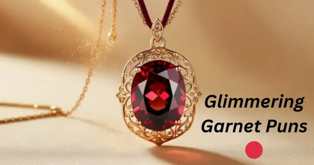 Glimmering Garnet Puns 🔴