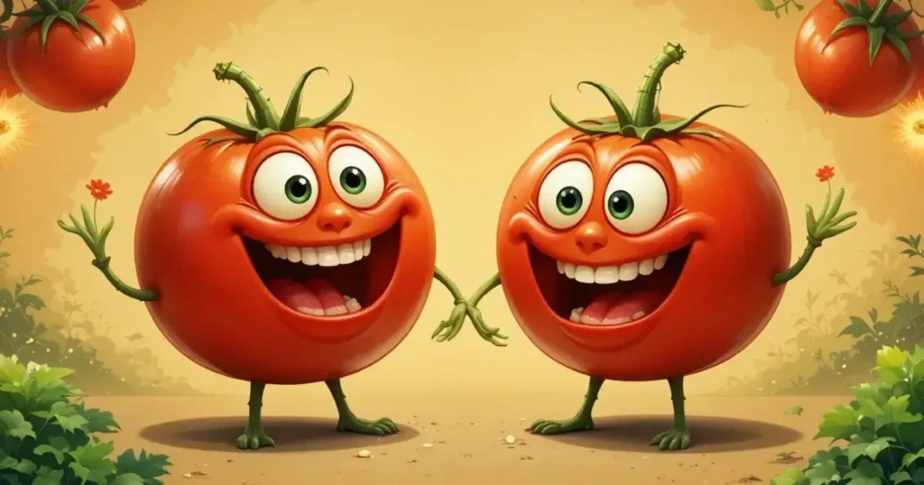 Tomato Chuckles and Veggie Giggles